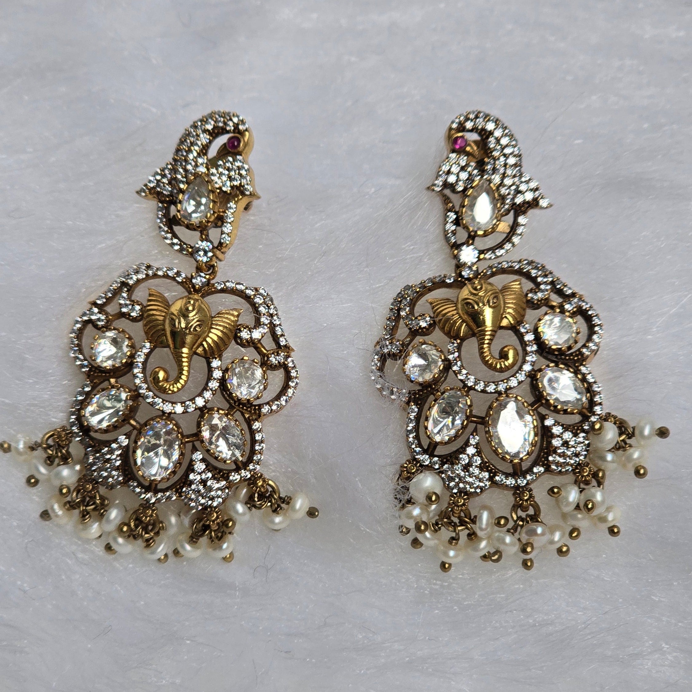 Gajmukh Shringar Close-Fit Patti Choker Set