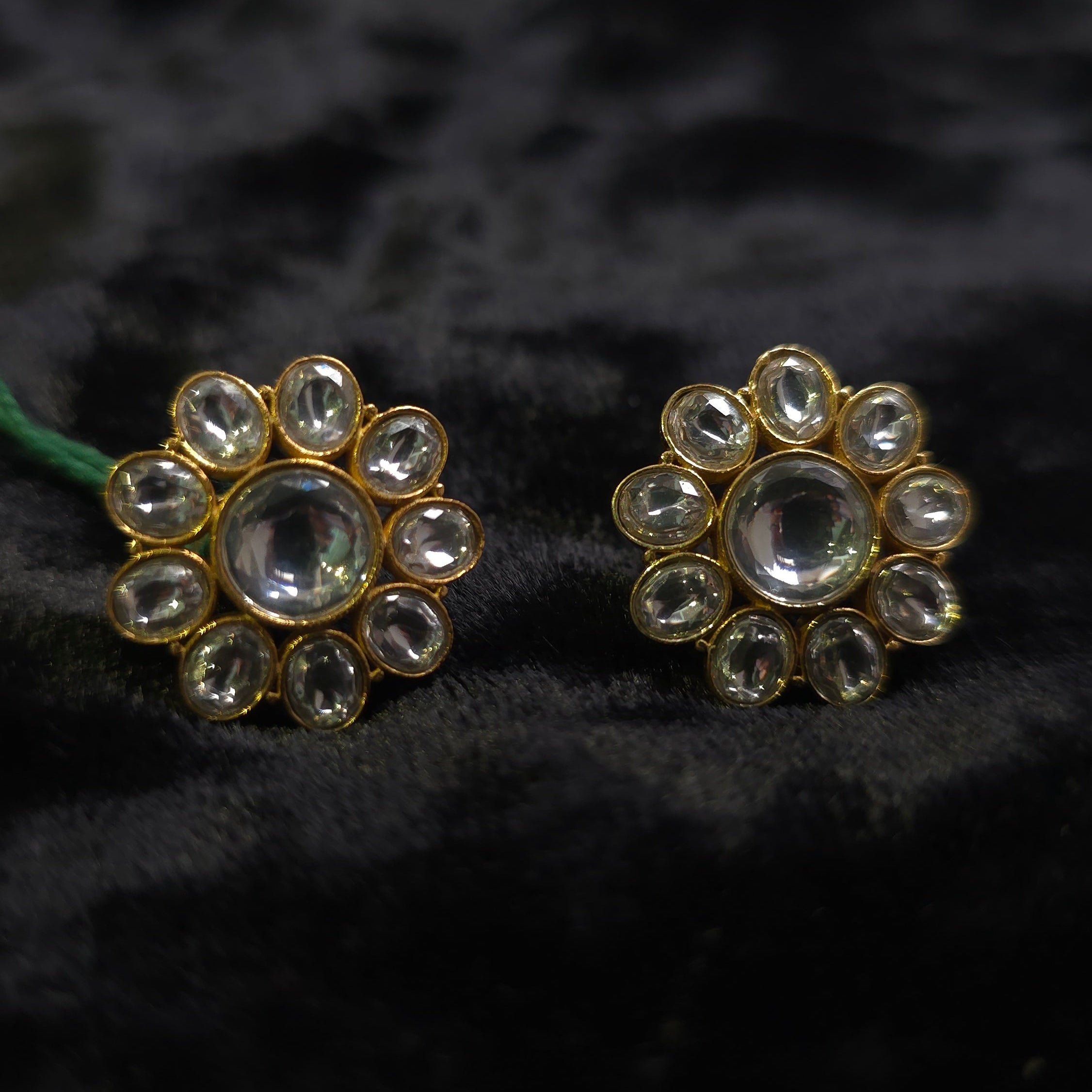 Polki Petal Studs