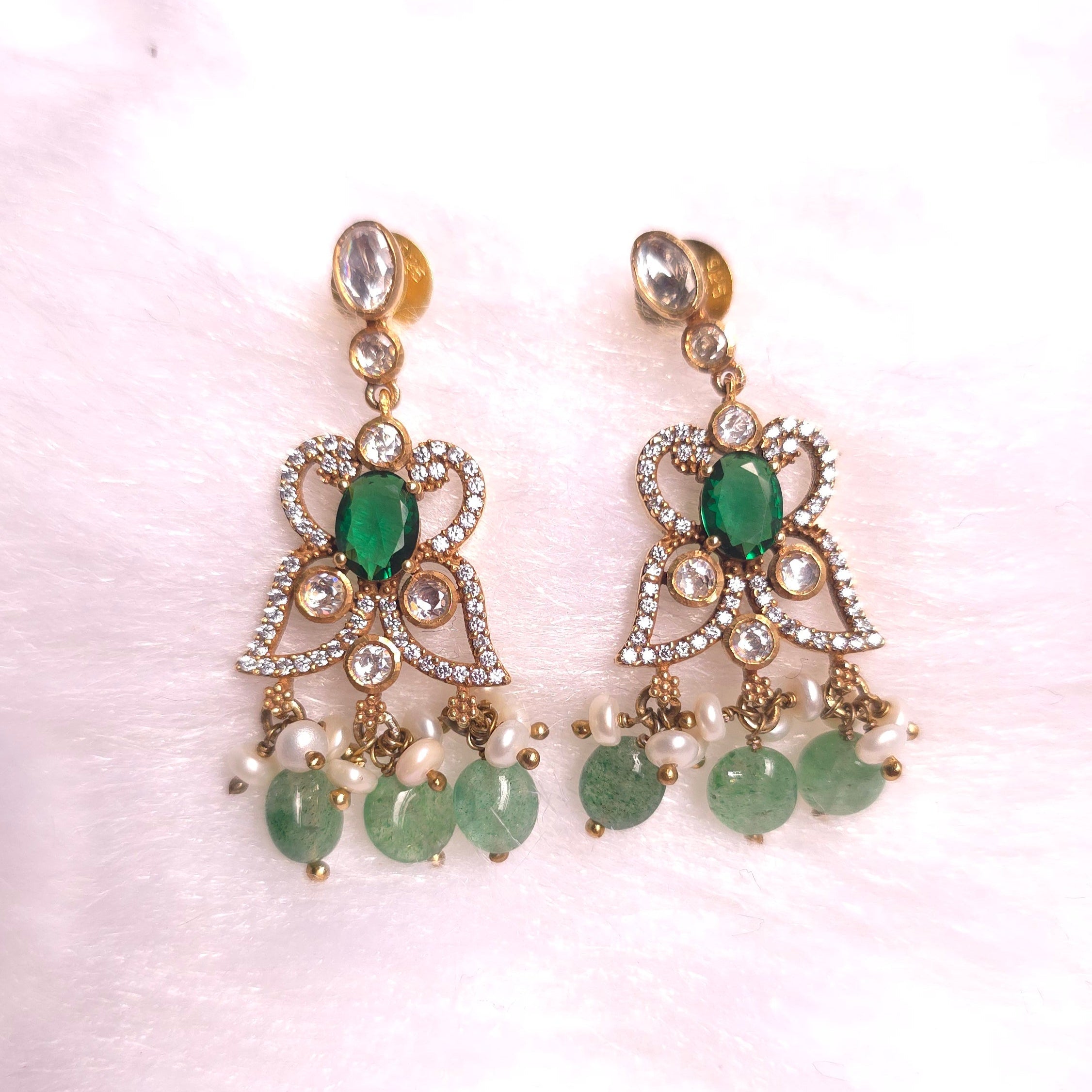 Emerald Dew Pendant Set