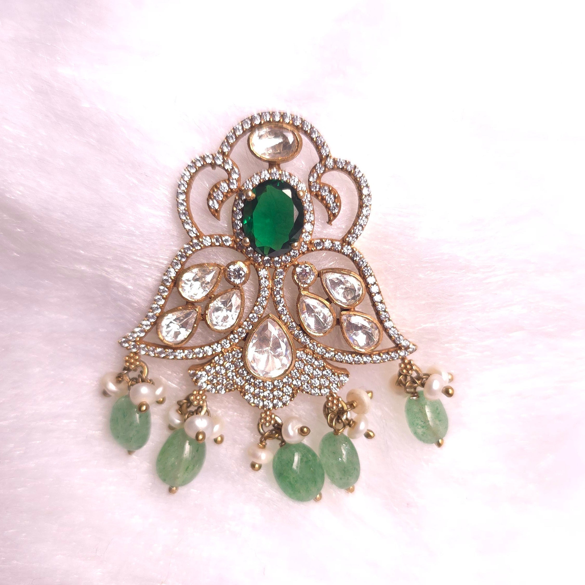 Emerald Dew Pendant Set