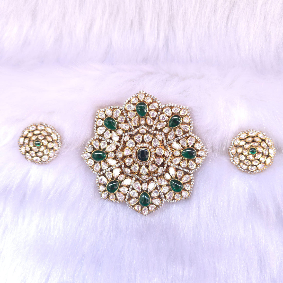 ✨ Emerald Bloom Reversible Pendant ✨
