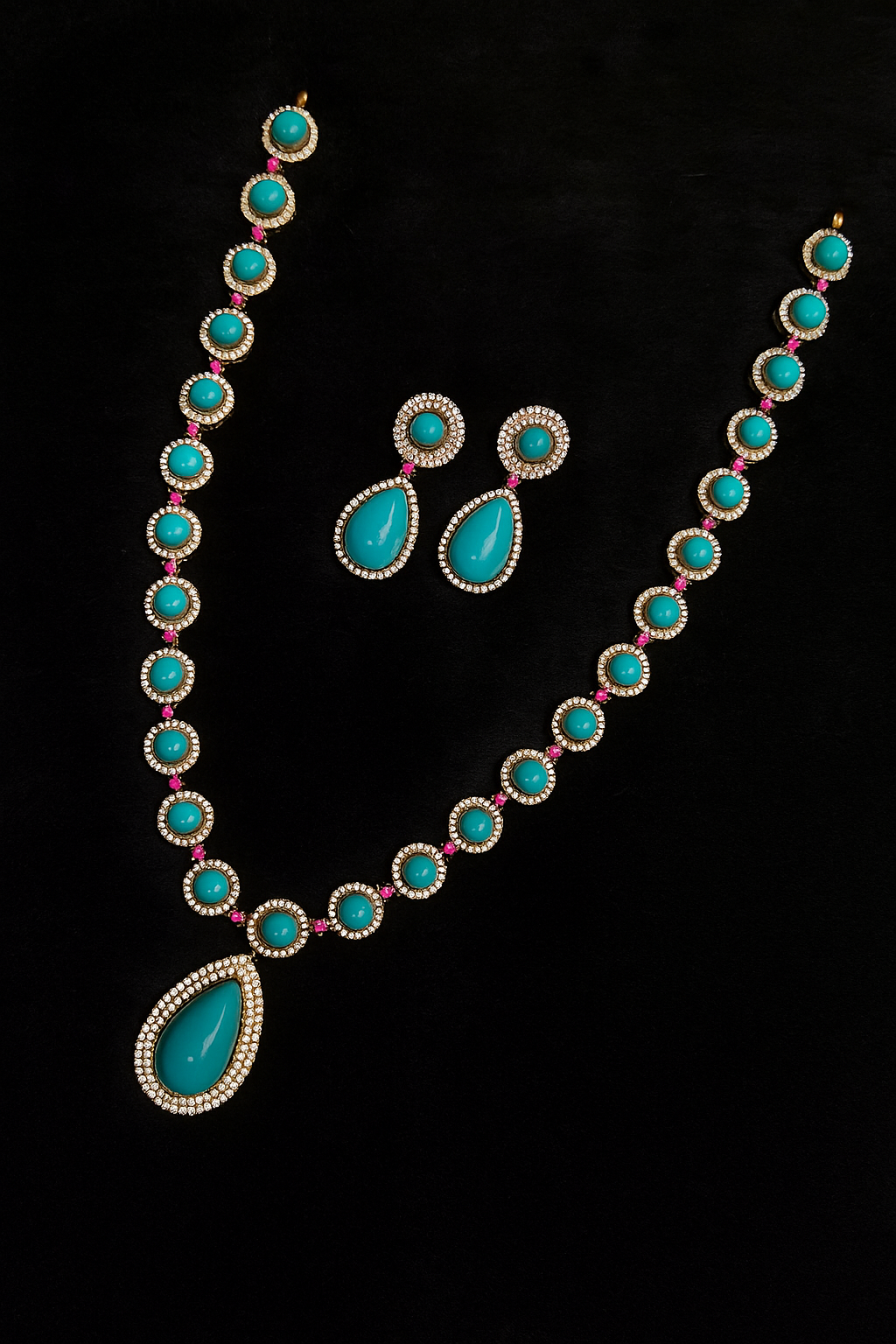 Turquoise Royale Necklace Set