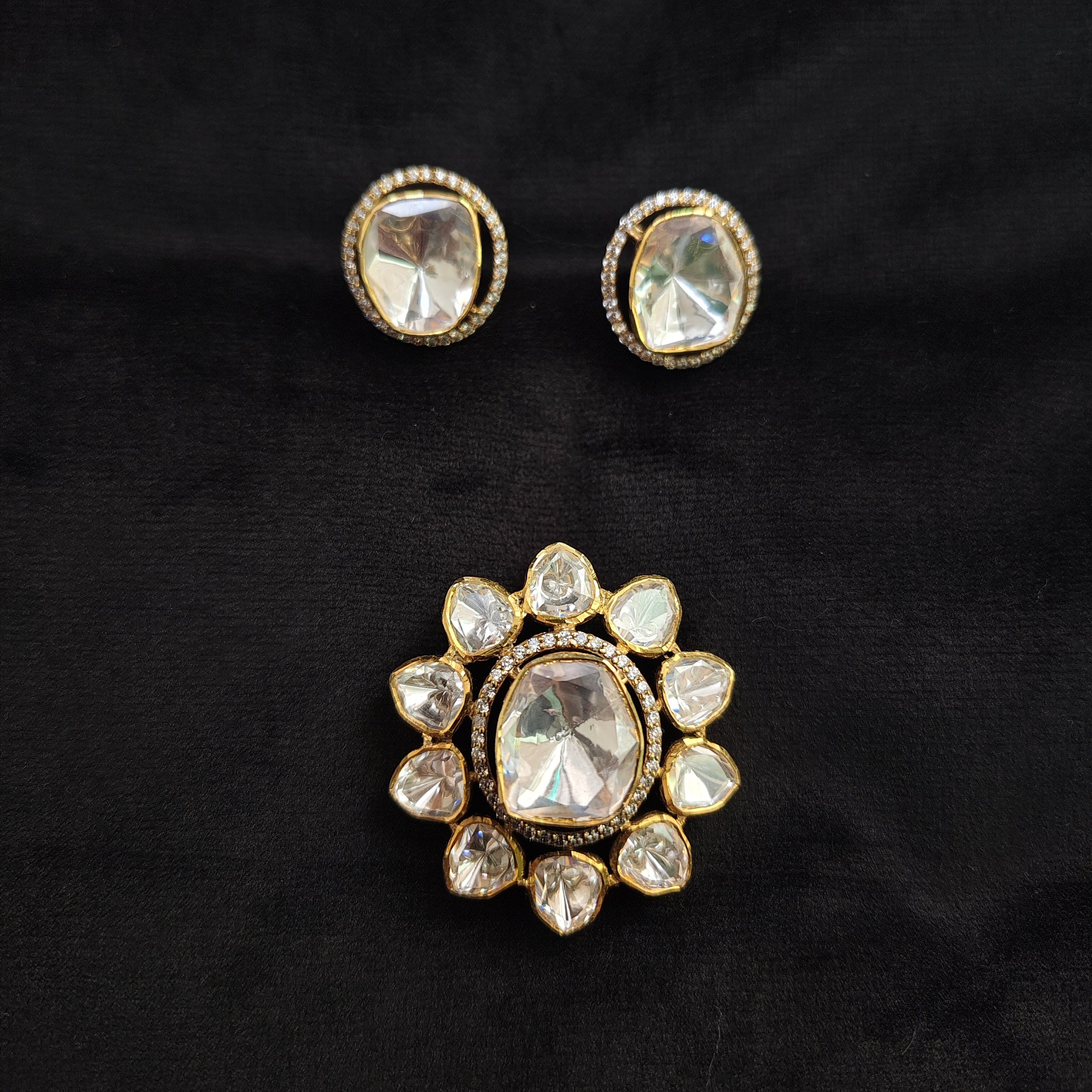✨ Moissanite Shine Pendant Set ✨
