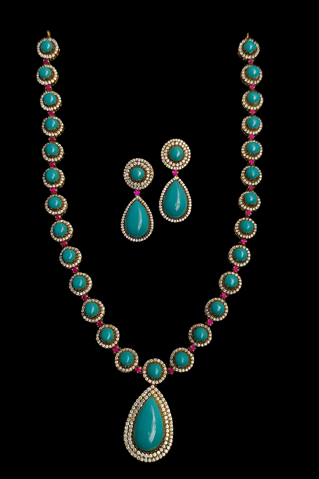 Turquoise Royale Necklace Set