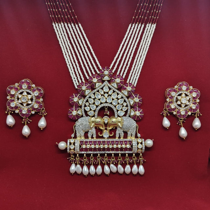 Gajraj Shringar – Temple Pearl Heritage long set