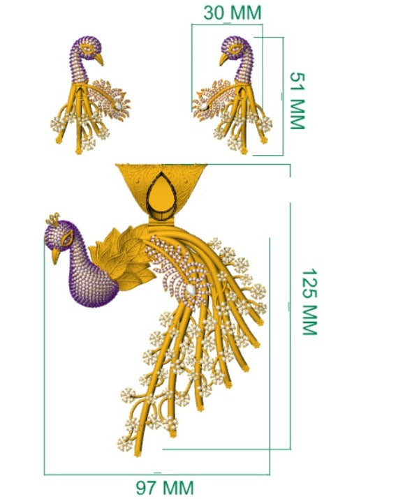 Mayur Leela Pendant
