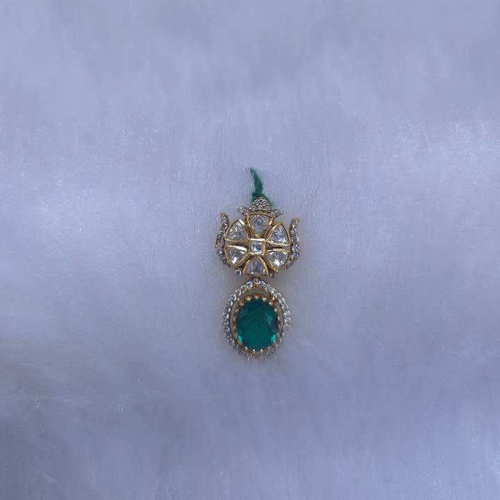 emerald drop panna pendant