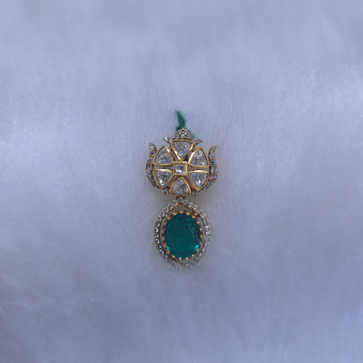 emerald drop panna pendant